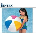 thumbnail image 2 of Intex 24" Glossy Panel Multicolor Inflatable Beach Ball Pool Toy Ages 3+, 2 of 6