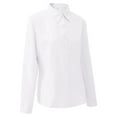 thumbnail image 6 of EFINNY Womens Button Down Shirts Long Sleeve Work Dress Shirts, Ladies V Neck Collared Business Casual Blouses, 6 of 8