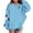 3-Light Blue, variant on Girls Boys Halloween Hoodies Long Sleeve Loose Casual Printed Sweatshirt with Pocket Fall Winter Party Holiday Clothes