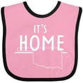 thumbnail image 3 of Inktastic It's Home- State of Oklahoma outline Boys or Girls Baby Bib, 3 of 4