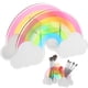 thumbnail image 1 of 1pc acrílico pluma pluma creativo pluma organizador adorable arco iris bolígrafo, 1 of 4