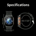 thumbnail image 4 of 2025 Smartwatch: GPS, Compass, Waterproof, Wireless Calling, 100+ Sports Modes, Voice Assistant, Metal Frame, Fashion Bracelet, 4 of 15