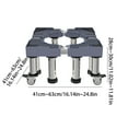 thumbnail image 2 of Dryer Pedestal Stand | Washer Stand Foot Pads | Laundry Pedestal Anti Vibration Pads, Dryer Stand with Wheels, Fridge Stand Adjustable for Home Appliance, 2 of 8