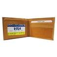 thumbnail image 2 of Flash eSales Men's Classic Bi-fold Genuine Leather Wallet Tan, 2 of 2