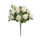 thumbnail image 2 of Rosas artificiales de seda | 10 rosas artificiales realistas para bodas y decoración del hogar | Ramo de tela para jarrones, fiestas y San Valentín, 2 of 6
