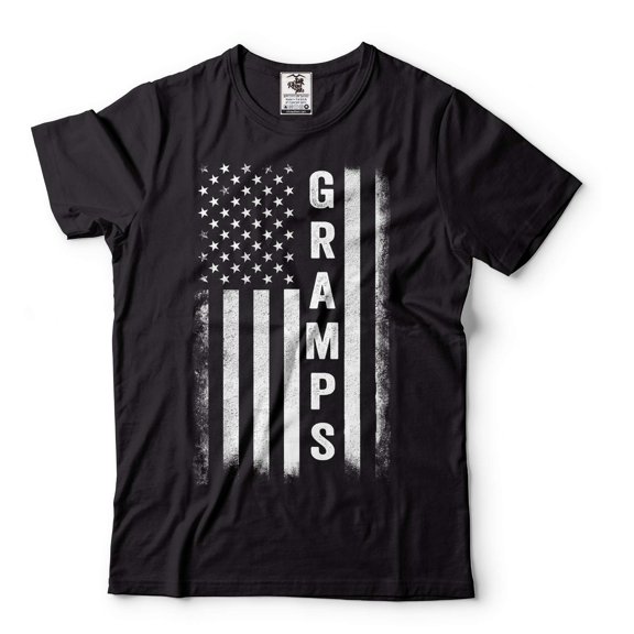 Gramps Patriotic Flag Tee Gramps USA Flag Shirt Grandpa Shirts Grandfather Grandpa Patriotic Shirt