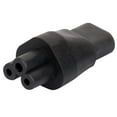 thumbnail image 1 of Enchufe IEC de 3 clavijas C8 al adaptador de corriente Cloverleaf Plug C5 CUTICAT Adaptador de CA IEC 320 C5 a C8, 1 of 8