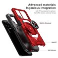 thumbnail image 7 of Compatible for BLU G91 Max Case with Magnetic Car Mount Friendly Hybrid Shockproof Protective Phone Cover with Kickstand - Red, 7 of 7