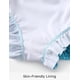 thumbnail image 5 of Traje de baño Disney Elsa Tankini de 2 piezas para niños pequeños UPF 50+, 5 of 8