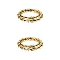 thumbnail image 2 of Thinsony Distinctive Gothic Punk Dragon Scale Bangle 48 inches Cool and Contemporary Gold 7.48 Inch 2Set, 2 of 6