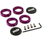 Odi Lock Jaw Bicycle Grip Lock-On Clamps avec capuchons (violet)