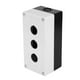 thumbnail image 4 of M Buder Caja de Control BX3 22mm Interruptor de Botón de Tres Agujeros Carcasa Protectora Impermeable Plástico ABS Retardante de Llama Color Blanco (15 cm / 5.9 pulgadas) [cite: 14, 15], 4 of 8