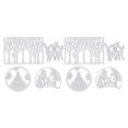 thumbnail image 4 of Bewildely 4 Pieces Christmas Dies Snowflake Pattern Rust-proof Steel Card Mold Making High-carbon Paper Stenciling for Embossing Type1 NO1, 4 of 6