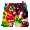 Fashion Art Graffiti Graphic Shorts Pants Men 3D Printed Summer Beach