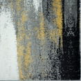 thumbnail image 3 of Luxe Weavers Abstract Brushstrokes Area Rug Gray 4x5, Soft Accent Carpet, 3 of 8