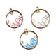thumbnail image 5 of Guardurnaity 10 piezas collar colgantes decoración surtido portátil brazalete colgante decoración joyería DIY artesanía Ropa, zapatos y accesorios Miscelánea Azul, 5 of 6
