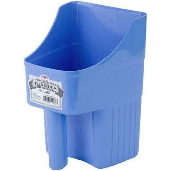 Miller Little Giant Enclosed Plastic Feed Scoop Berry-blue, 1 Count