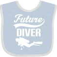 thumbnail image 3 of Inktastic Future Diver Scuba Diving Boys or Girls Baby Bib, 3 of 4
