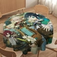 thumbnail image 4 of Genshin Impact Round Tablecloth Print Decorative Table Cover Washable Table Cloths for Dining Party Picnic 36x36in, 4 of 8