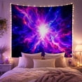 thumbnail image 2 of Vibrant Cosmic Nebula Explosion Against Dark Starry Space, Dramatic Celestial for Space Enthusiasts, Vibrant Space Art Decor, Birthday Gift, Tapestry Wall Hanging for Bedroom and Dorm, 2 of 7