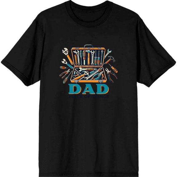 Dad Fixer Of Things
Adult Black Crew Neck Short Sleeve Tee-XS