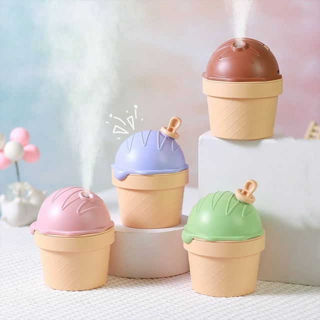 Humidificador USB Quiet Cool Mist | Mini humectante de aire portátil para el vivero de plantas de oficina del dormitorio | Tanque de 150 ml | Alimentado por USB | Funcionamiento silencioso | Luz