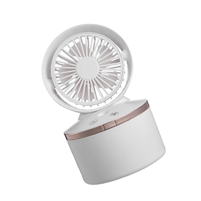 Matsuzay Ventilador de niebla de pulverización de agua portátil, miniventilador de mano recargable USB eléctrico, humidificador de aire acondicionado Electrodomésticos blanco Matsuzay HA004459-01B
