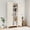 71" Craeam, variant on AISWORD 61" Tall Metal Storage Cabinet with Adjustable Shelves, 2 Doors Steel Cabinet for Office, Garage, Utility Room, Kitchen Storage, White