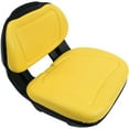 thumbnail image 3 of Black Mid-Back Seat Compatible with John Deere X300 X300R X304 X305R X310 X320 X330 X340 X350 X354 X360 X370 X380 X390 X500 X520 Drain Hole Height Adjustable Replaces AM136044, 3 of 3