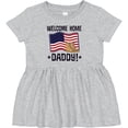 thumbnail image 3 of Inktastic Military Daddy Welcome Home Girls Baby Dress, 3 of 5