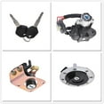 thumbnail image 2 of LABLT Ignition Switch Seat Gas Cap Lock Key Set Replacement for Suzuki SV650 GSXR600 750 1000 1400, 2 of 6