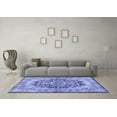 thumbnail image 3 of Ahgly Company Indoor Round Persian Blue Traditional Area Rugs, 7' Round, 3 of 4