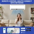 thumbnail image 6 of Dextrus 9000 BTU Mini Split Air Conditioner with Heat Pump, WiFi & Alexa, 19 SEER2, Covers 450 sq ft, 6 of 11