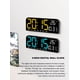 thumbnail image 4 of 9,0 tum stor digital väggklocka Temperatur och datum Veckovisning Nattläge Tabell Väckarklocka 12/24H Elektronisk LED-klocka Blue, 4 of 5