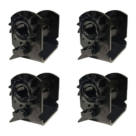 (4 Pack) Trailer Winch - Standard Sliding C Track - Low Profile