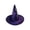 A, variant on sruoe Halloween Quilted Witch Hat, Mystical Wizard Headwear, Halloween Party Accessory, Halloween Holiday Decor for Costume Match,Themed Gathering,Shelf Display