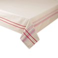 thumbnail image 4 of Design Imports Nappe à Rayures Françaises Rouge 52x52 Pouces, 4 of 4