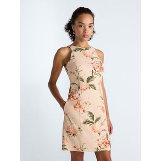 Scoop Women's Sleeveless Contour Midi Dress, Sizes XS-XXL - Walmart.com