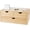3 drawers, variant on Bamboo Desk Organizer with Drawers, Countertop Makeup Storage Box, 2 Drawer Tabletop Organizer for Office and Bathroom Supplies