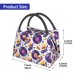 thumbnail image 2 of Fotbe record rock Skull star Bolsa Térmica Portátil con Estampado, Bolsa de Entrega de Alimentos Aislada, Bolsa Reutilizable de Gran Capacidad para Comidas y Supermercado, 2 of 6