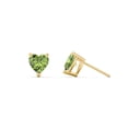 thumbnail image 2 of Boucles d'Oreilles Clous Pierre de Naissance Cœur, 2 of 4