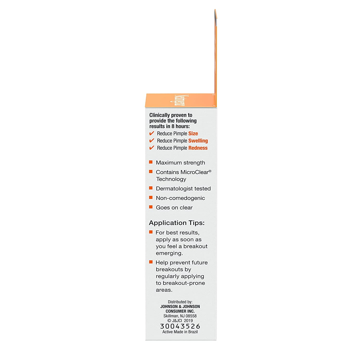 Neutrogena Rapid Clear Acne Eliminating Spot Gel 0.50 oz (Pack of 2)