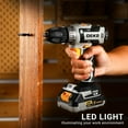 thumbnail image 3 of DEKOPRO fba20vg 20V, Cordless Electric 0.38 in. Drill, 1.5Ah, 40 Nm 1350RPM, 3 of 8