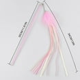 thumbnail image 2 of Cat Wand Teaser Plastic Interactive Cat Stick Cat Teaser Wand with Bell for Cats, 2 of 10