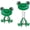 Frog, variant on Highland Cow Earrings for Women 925 Sterling Silver Cow Stud Earrings Hypoallergenic Cute Animal Earings Birthday Christmas Gifts