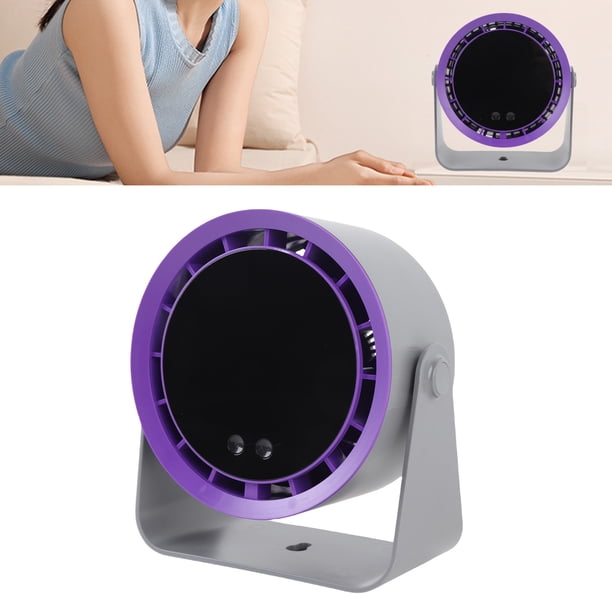 Ventilador de Escrito Portátil de 100 Niveles de Niveles de Niveles, Pantalla Digital de Escritorio Pequeño, Circulador de Aire de Mesa Montada en la Pared Campamento de