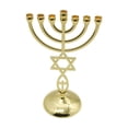 thumbnail image 2 of yuksok Traditional Candelabra Menorah Candlestick Holder 7 Branch Exquisite Workmanship, 2 of 9