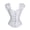 White, variant on Corset Tops for Women Gothic Puff Sleeve Tank Tops Floral Vintage Lace Up Bustier Renaissance Steampunk Waist Cincher (White, S)