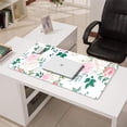 thumbnail image 3 of Pink and White Roses Mouse Pads Pad Mouse Waterproof Washable for Office Home Work Gaming Gifts Tables Mousepads Rubber Base Mousepad with Stitched Edges 35.4x15.7inches, 3 of 7