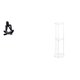 thumbnail image 1 of Escultura De Figura Acrílica Moderna, Adorno Decorativo Coleccionable De Mesa Para Sala De Estar, Estantería, Hogar, Oficina, Balcón, Decoración De Espacios Pequeños., 1 of 8